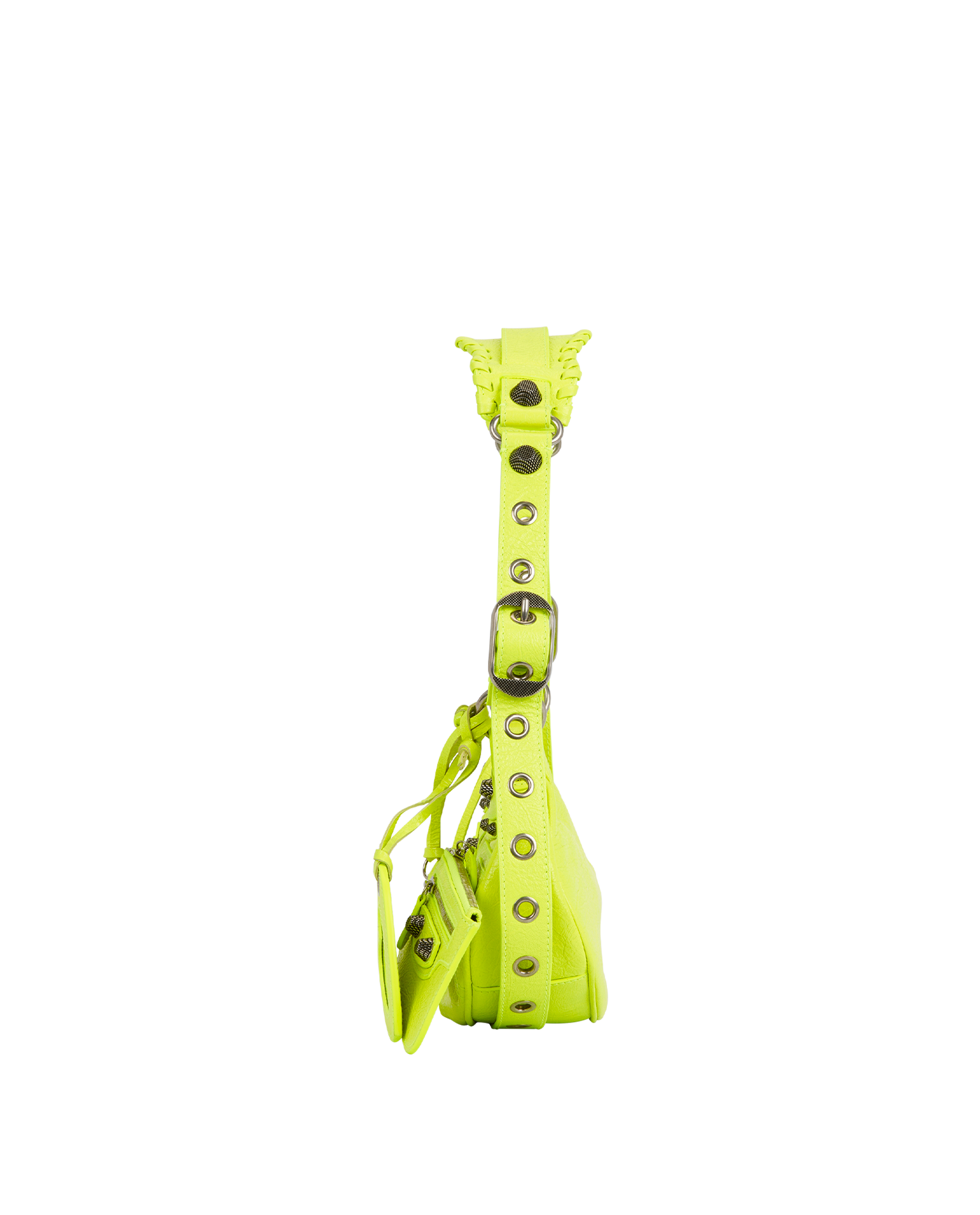 Le Cagole XS, &pound;850, Handbags, Green, Leather, Bottom view